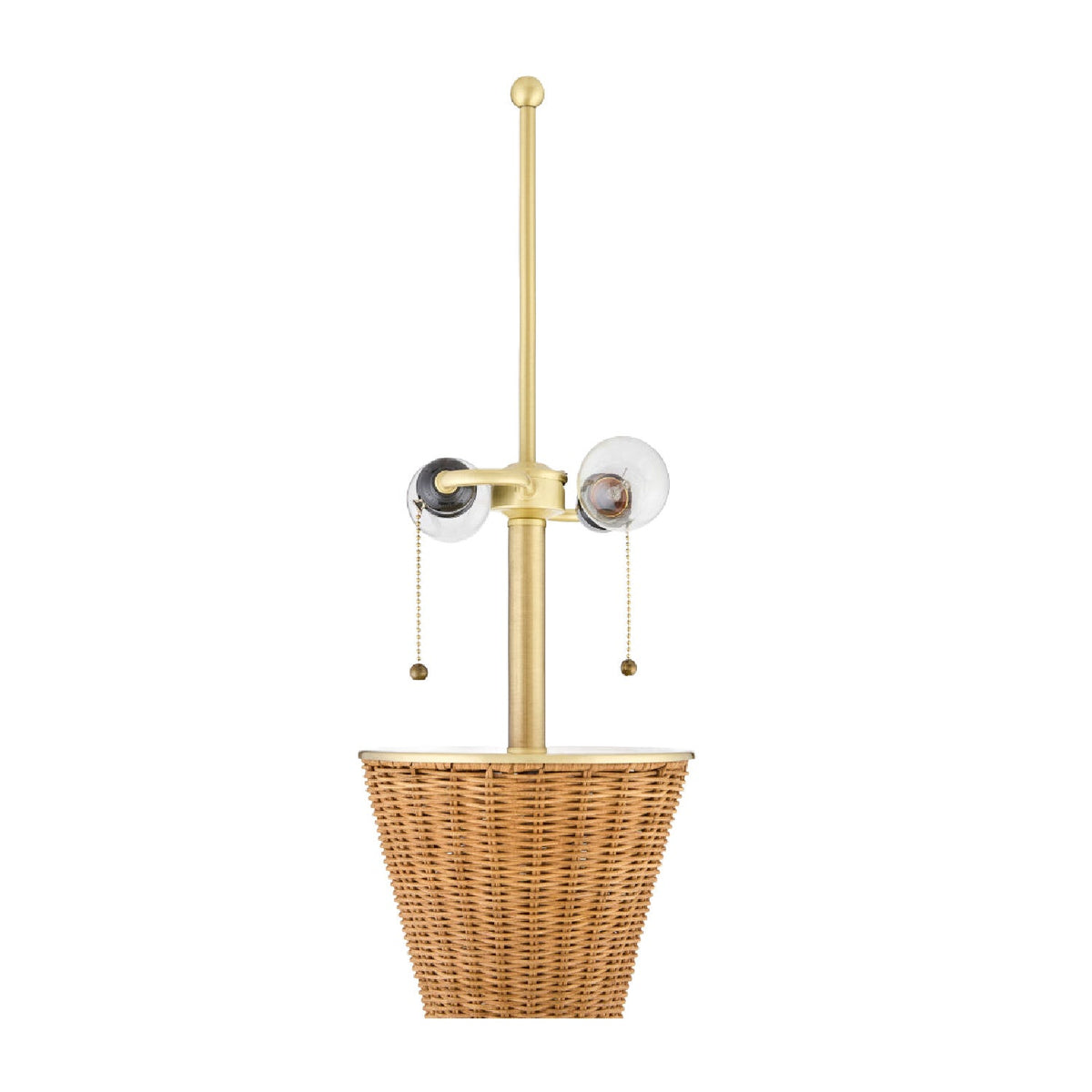 Modern European furniture - Geometrical Rattan Layer Floor Lamp - www.oroa.com