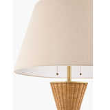 Modern European furniture - Geometrical Rattan Layer Floor Lamp - www.oroa.com
