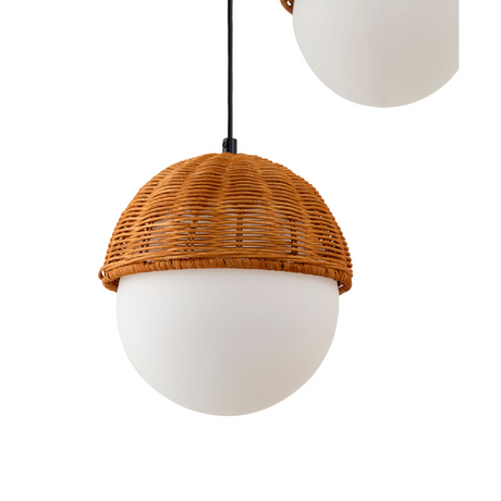 Modern European furniture - White Glass Sphere 9-Light Chandelier - www.oroa.com