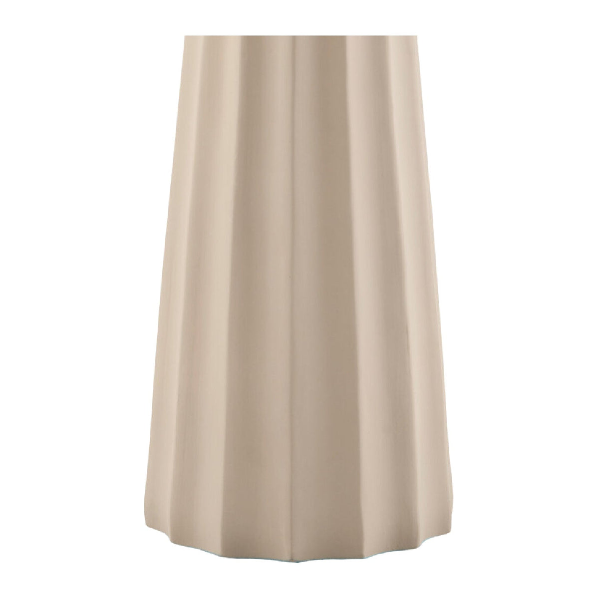 Modern European furniture - Scalloped White Cotton Table Lamp - www.oroa.com