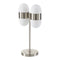 Modern European furniture - Dual White Glass Table Lamp - www.oroa.com