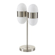 Modern European furniture - Dual White Glass Table Lamp - www.oroa.com