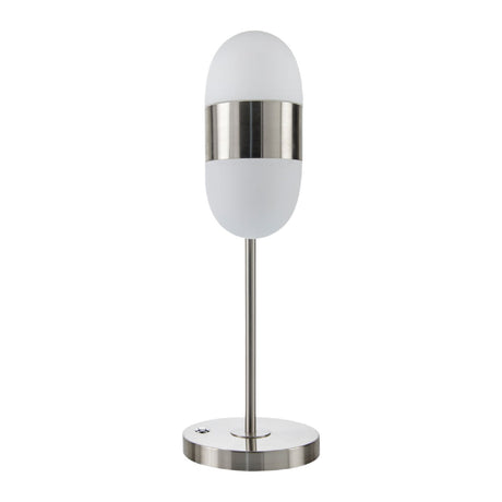 Modern European furniture - Dual White Glass Table Lamp - www.oroa.com