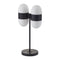 Modern European furniture - Dual White Glass Table Lamp - www.oroa.com
