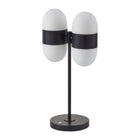 Modern European furniture - Dual White Glass Table Lamp - www.oroa.com