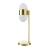 Modern European furniture - Metal Framed Glass Table Lamp - www.oroa.com