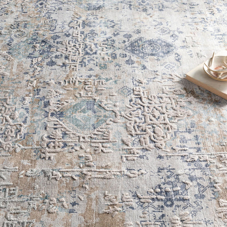 Modern European furniture - Hand-Loomed Viscose Area Rug 2' x 3' - www.oroa.com