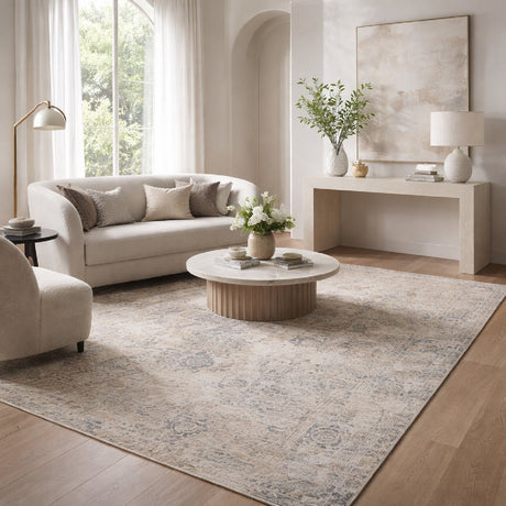 Modern furniture - Handmade Viscose Round Carpet - www.oroa.com
