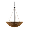 Modern European furniture - Rattan Bowl 3-Light Chandelier - www.oroa.com