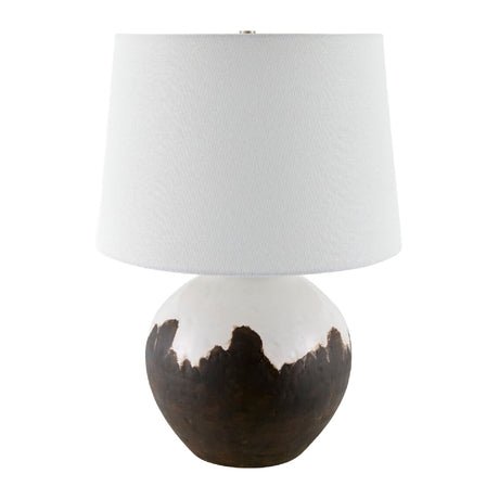 Modern European furniture - Brown Ceramic Accent Table Lamp - www.oroa.com