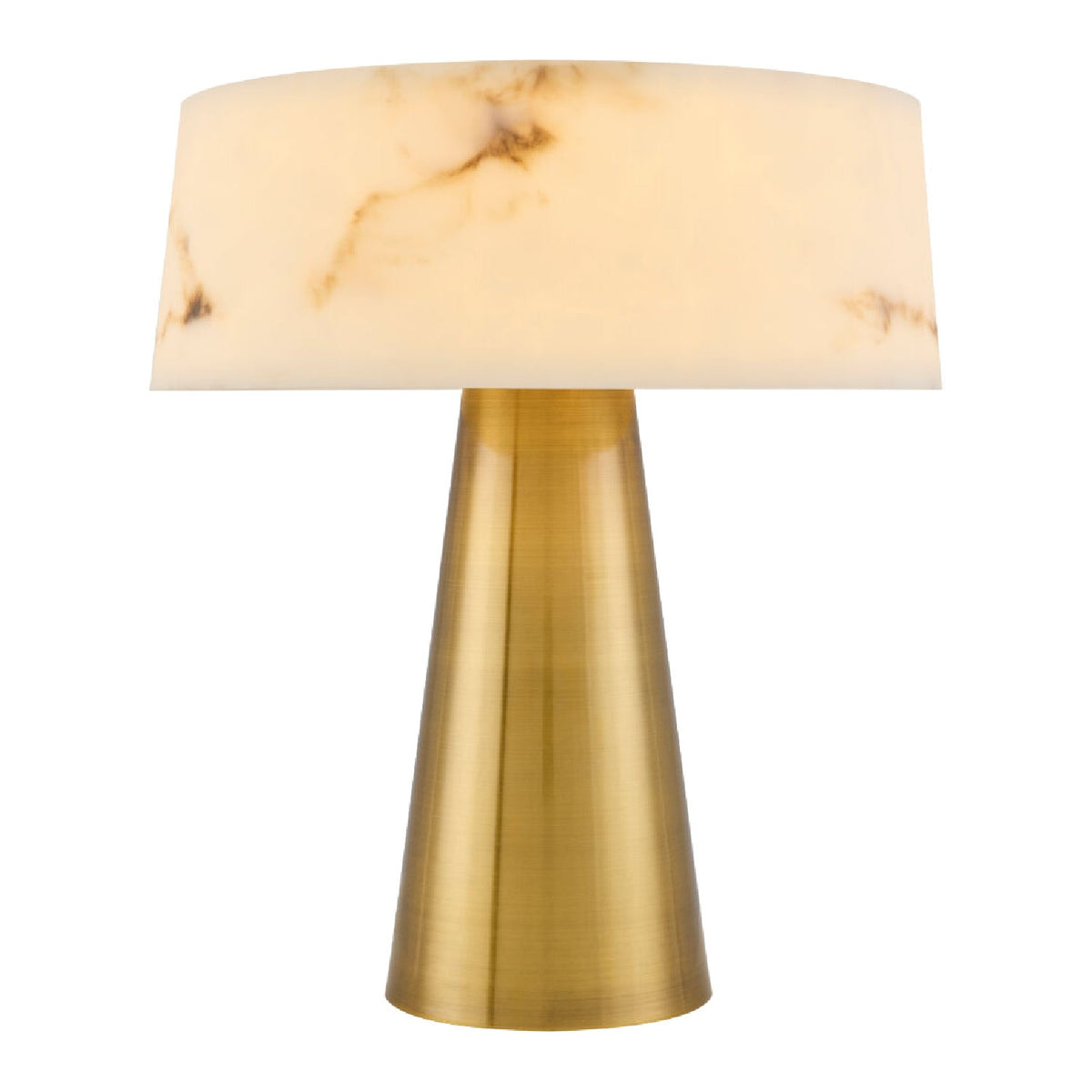 Modern European furniture - White Stone Shade Table Lamp - www.oroa.com