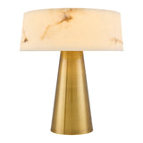 Modern European furniture - White Stone Shade Table Lamp - www.oroa.com