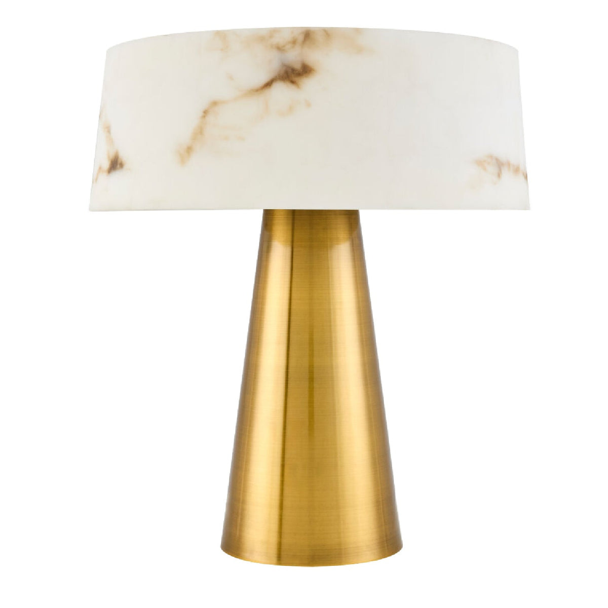 Modern European furniture - White Stone Shade Table Lamp - www.oroa.com
