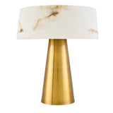 Modern European furniture - White Stone Shade Table Lamp - www.oroa.com