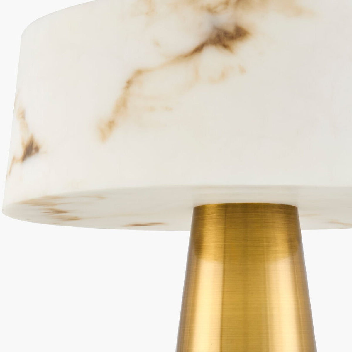 Modern European furniture - White Stone Shade Table Lamp - www.oroa.com
