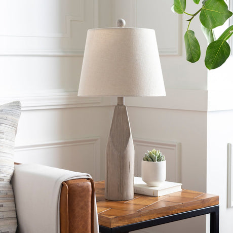 Modern European furniture - Weathered Gray Accent Table Lamp - www.oroa.com