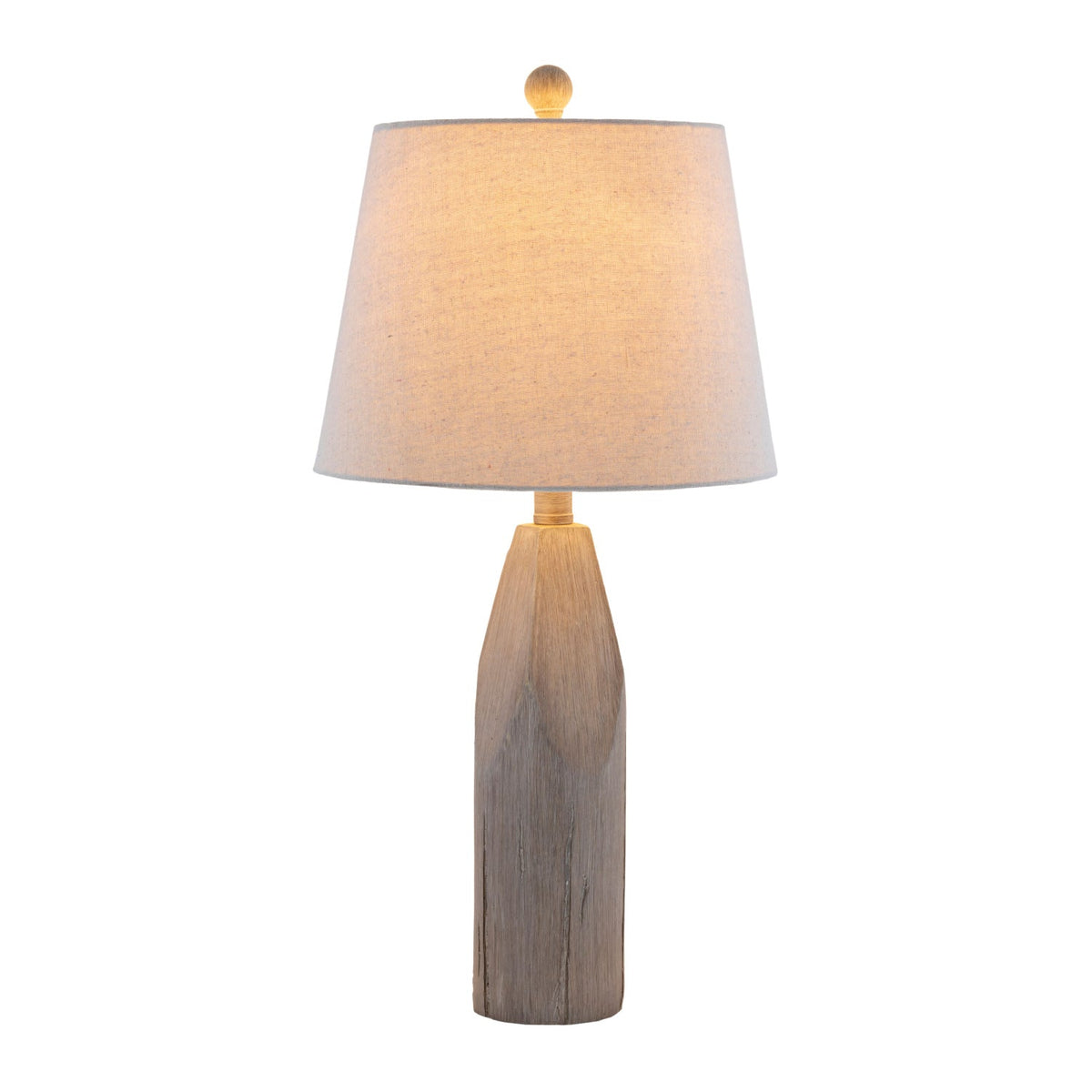 Modern European furniture - Weathered Gray Accent Table Lamp - www.oroa.com