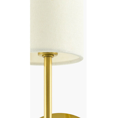 Modern European furniture - Cylindrical White Linen Wall Lamp - www.oroa.com