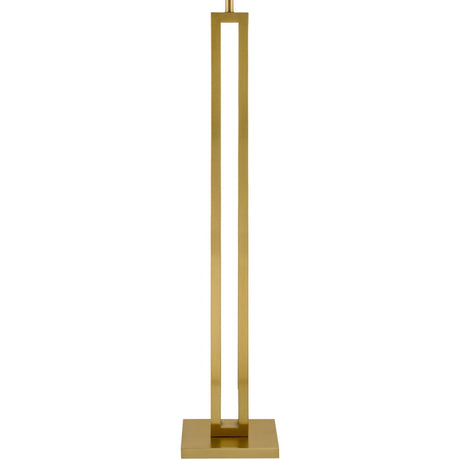 Modern European furniture - White Linen Gold Floor Lamp - www.oroa.com