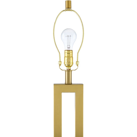 Modern European furniture - White Linen Gold Floor Lamp - www.oroa.com