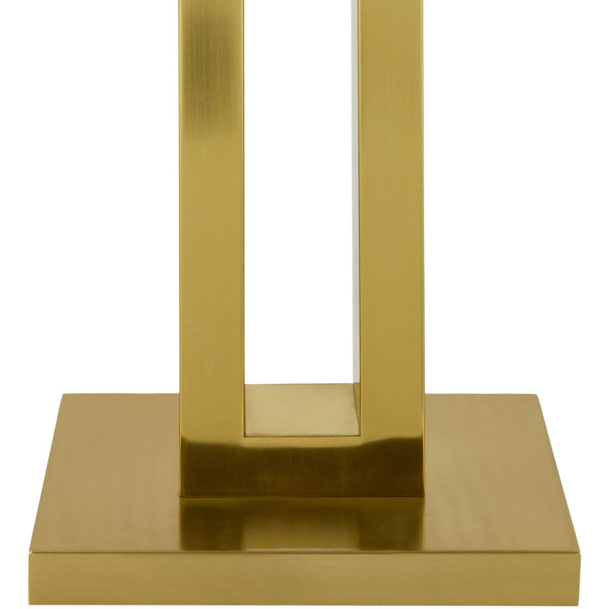 Modern European furniture - White Linen Gold Table Lamp - www.oroa.com