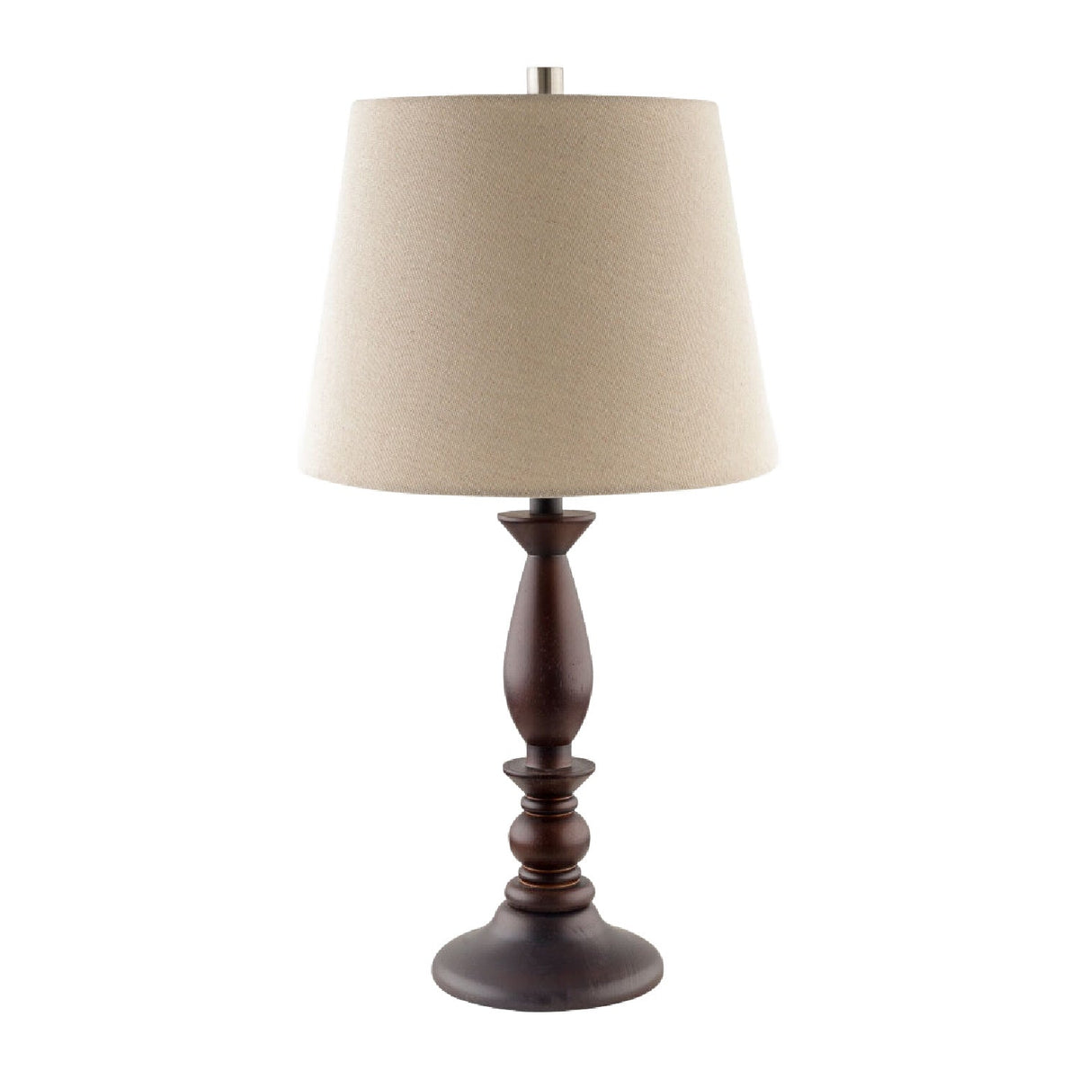 Modern European furniture - Linen Wood Veneer Table Lamp - www.oroa.com