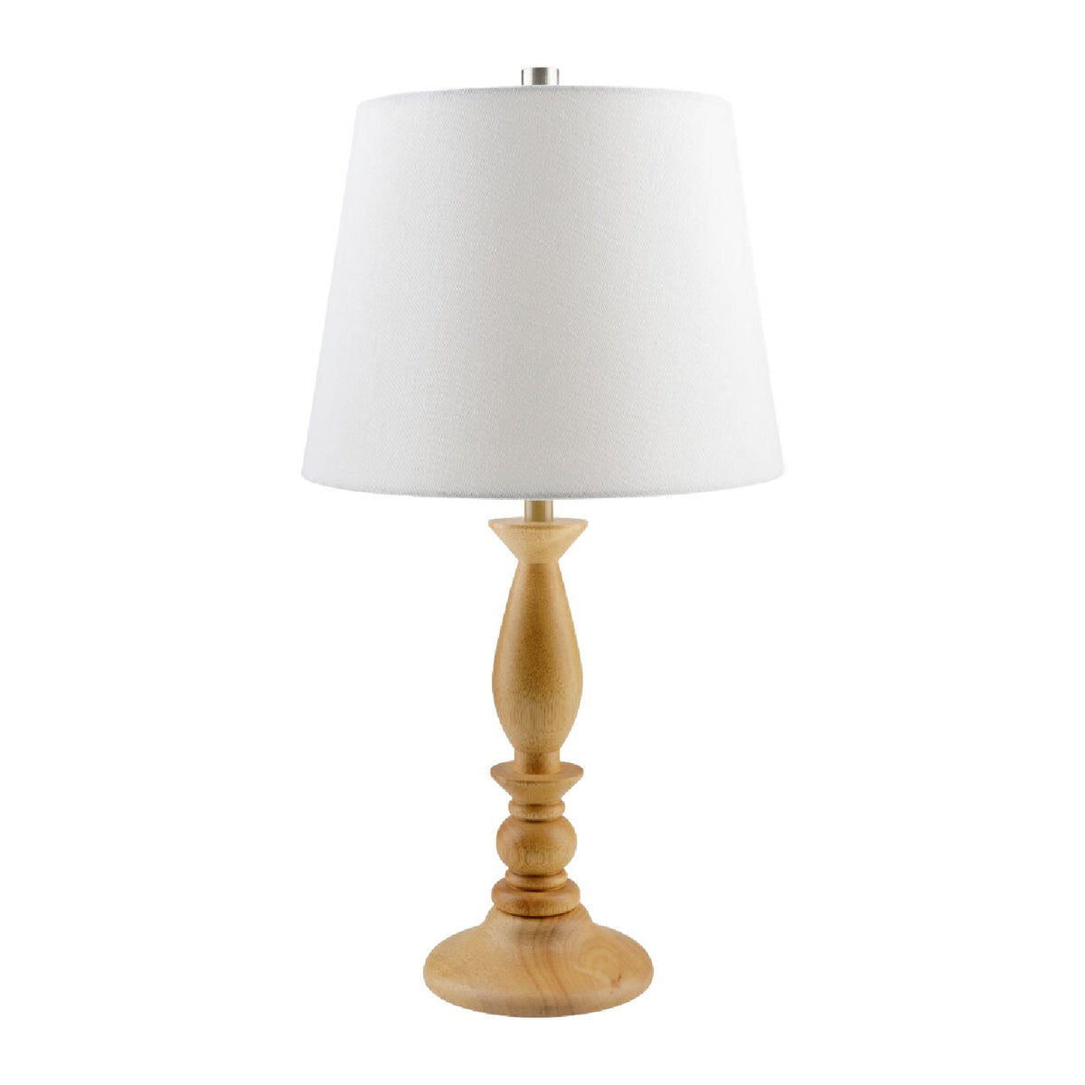 Modern European furniture - Linen Wood Veneer Table Lamp - www.oroa.com