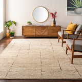 Modern furniture - Cream Hand-Knotted Wool Carpet - www.oroa.com