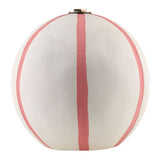 Modern European furniture - Lined Round Ceramic Table Lamp - www.oroa.com
