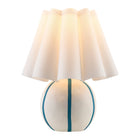 Modern European furniture - Lined Round Ceramic Table Lamp - www.oroa.com