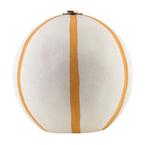 Modern European furniture - Lined Round Ceramic Table Lamp - www.oroa.com