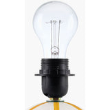 Modern European furniture - Lined Round Ceramic Table Lamp - www.oroa.com