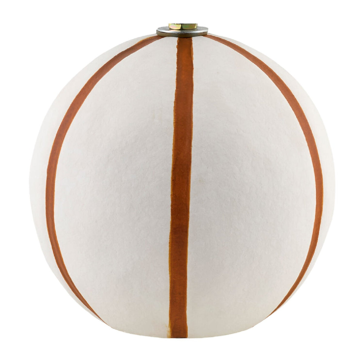 Modern European furniture - Lined Round Ceramic Table Lamp - www.oroa.com