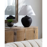 Modern European furniture - Empire Linen Shade Table Lamp - www.oroa.com