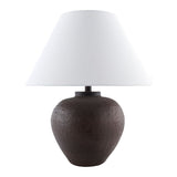Modern European furniture - Empire Linen Shade Table Lamp - www.oroa.com