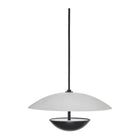 Modern European furniture - White Glass Semi-Dome Pendant Lamp - www.oroa.com