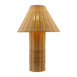 Modern European furniture - Beige Rattan Accent Table Lamp - www.oroa.com
