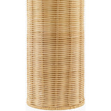 Modern European furniture - Beige Rattan Accent Table Lamp - www.oroa.com