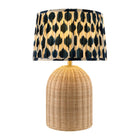 Modern European furniture - Blue Patterned Fabric Table Lamp - www.oroa.com