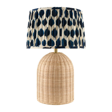 Modern European furniture - Blue Patterned Fabric Table Lamp - www.oroa.com