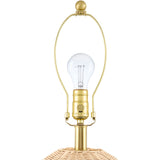 Modern European furniture - Blue Patterned Fabric Table Lamp - www.oroa.com