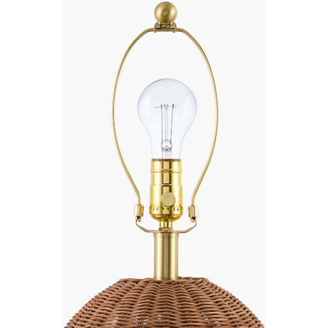 Modern European furniture - Blue Patterned Fabric Table Lamp - www.oroa.com