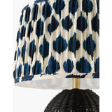 Modern European furniture - Blue Patterned Fabric Table Lamp - www.oroa.com