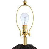 Modern European furniture - Blue Patterned Fabric Table Lamp - www.oroa.com
