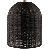 Modern European furniture - Blue Patterned Fabric Table Lamp - www.oroa.com