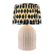 Modern European furniture - Blue Patterned Fabric Table Lamp - www.oroa.com