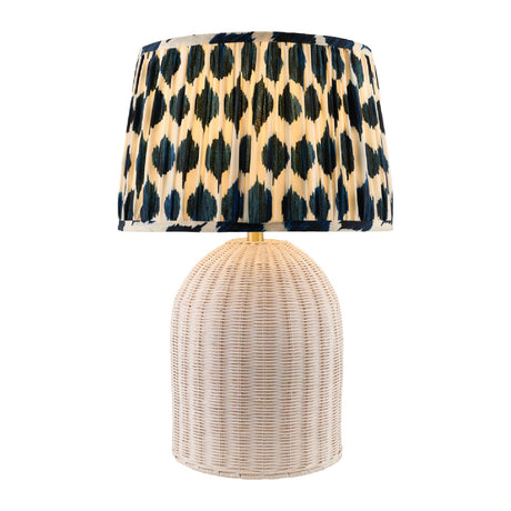 Modern European furniture - Blue Patterned Fabric Table Lamp - www.oroa.com