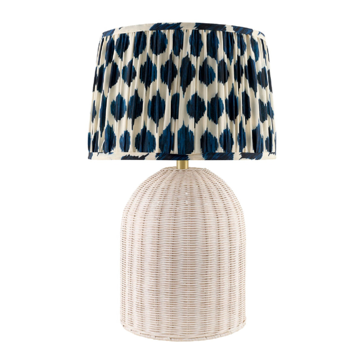 Modern European furniture - Blue Patterned Fabric Table Lamp - www.oroa.com