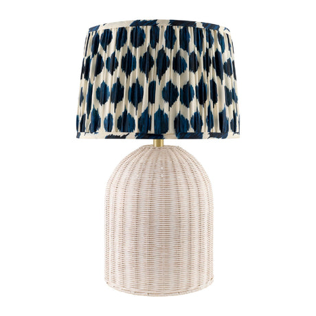 Modern European furniture - Blue Patterned Fabric Table Lamp - www.oroa.com