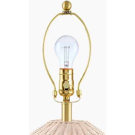 Modern European furniture - Blue Patterned Fabric Table Lamp - www.oroa.com